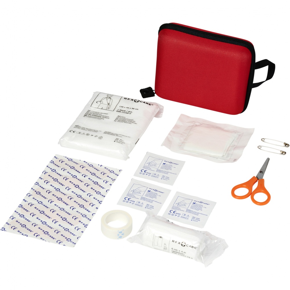 Logo trade promotional merchandise photo of: Healer 16-piece first aid kit