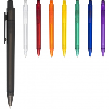 Logo trade corporate gift photo of: Calypso frosted ballpoint pen