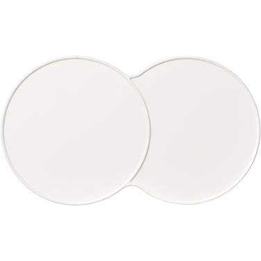 Logo trade promotional merchandise image of: Sidekick plastic coaster