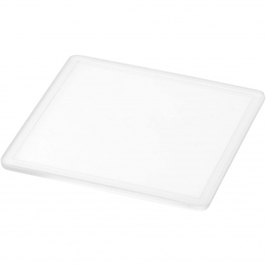 Logo trade promotional product photo of: Ellison square plastic coaster with paper insert