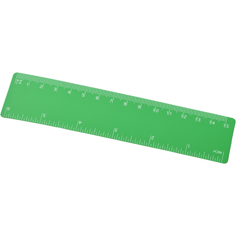 Logotrade promotional item picture of: Rothko 15 cm plastic ruler