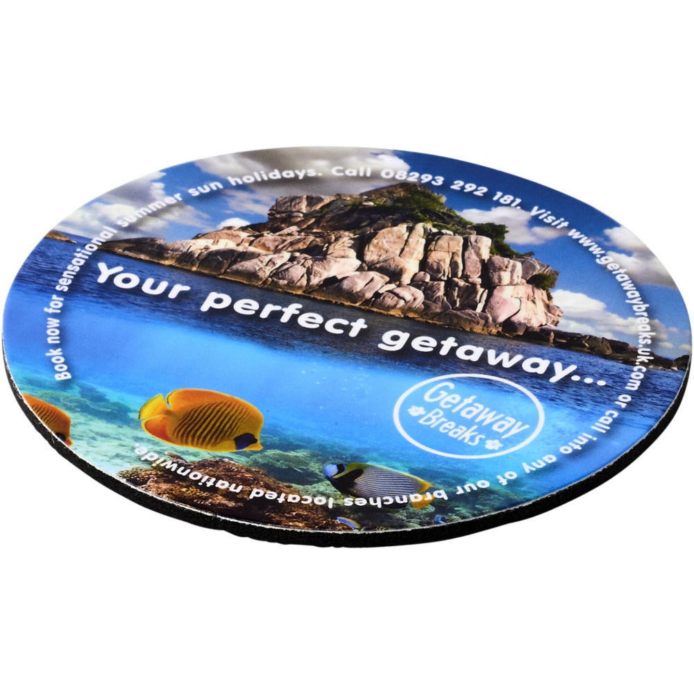 Logotrade promotional giveaway image of: Q-Mat® round coaster