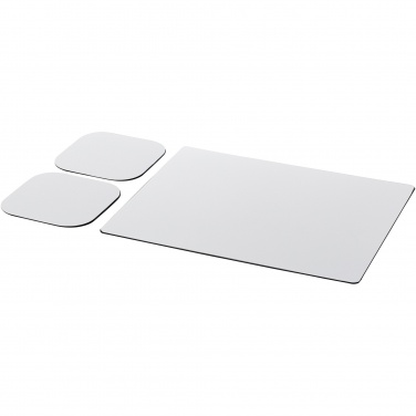 Logotrade promotional items photo of: Brite-Mat® mouse mat and coaster set combo 3