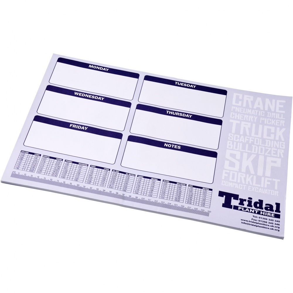 Logo trade promotional gifts image of: Desk-Mate® A2 notepad