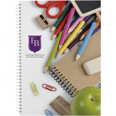 Logotrade advertising products photo of: Wire-o A4 notebook hard cover