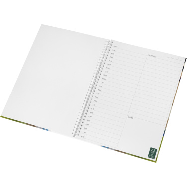 Logotrade promotional item image of: Wire-o A4 notebook hard cover