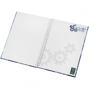 Logo trade promotional products picture of: Wire-o A5 notebook hard cover
