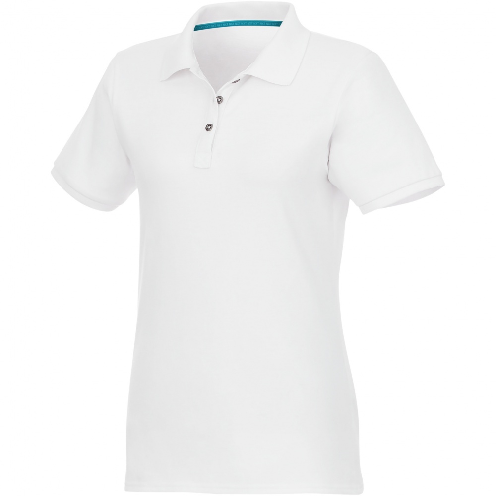 Logotrade promotional merchandise image of: Beryl short sleeve women's organic recycled polo