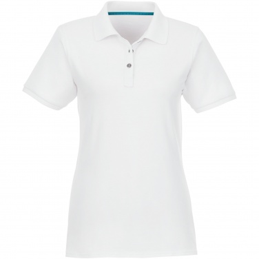 Logo trade promotional products image of: Beryl short sleeve women's organic recycled polo