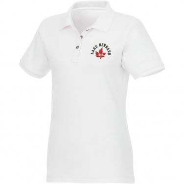 Logotrade corporate gift picture of: Beryl short sleeve women's organic recycled polo
