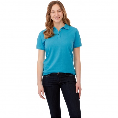 Logotrade business gift image of: Beryl short sleeve women's organic recycled polo