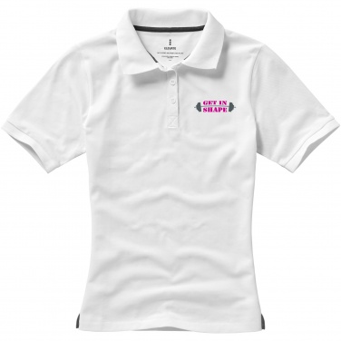 Logo trade promotional merchandise image of: Calgary short sleeve women's polo