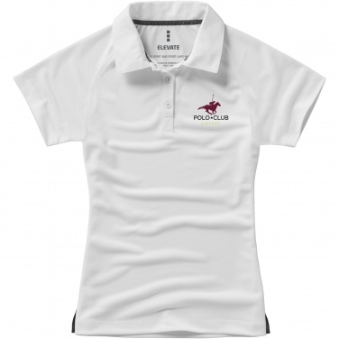 Logo trade corporate gift photo of: Ottawa short sleeve women's cool fit polo