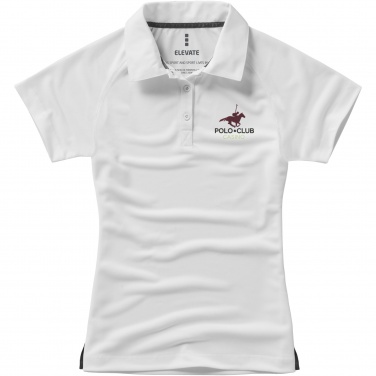 Logo trade promotional giveaways picture of: Ottawa short sleeve women's cool fit polo
