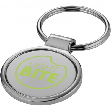 Logo trade promotional giveaways picture of: Orlene round keychain