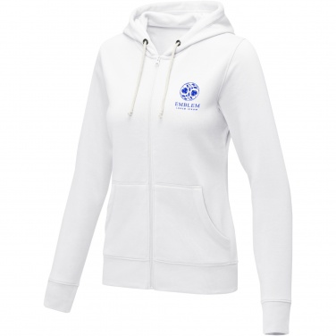 Logo trade promotional merchandise photo of: Theron women’s full zip hoodie