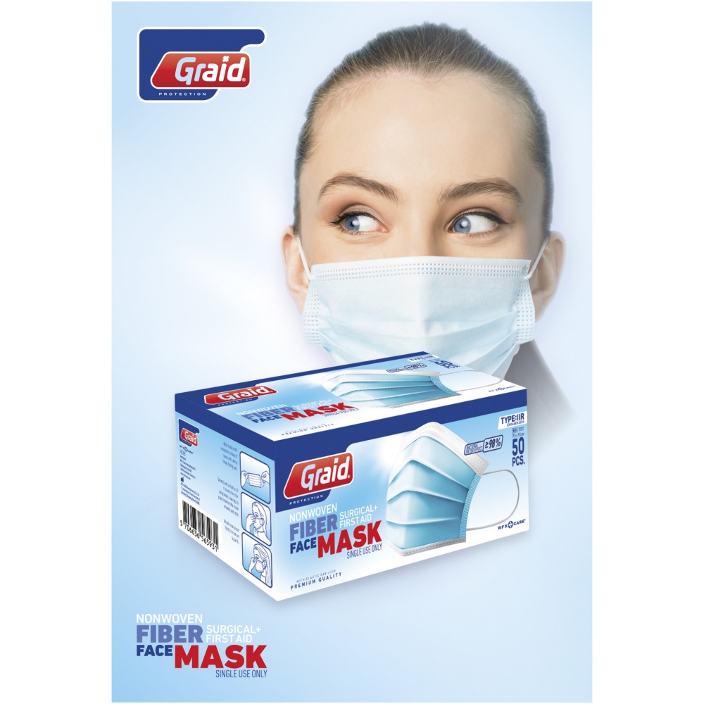 Logo trade promotional items picture of: Moore type IIR face mask