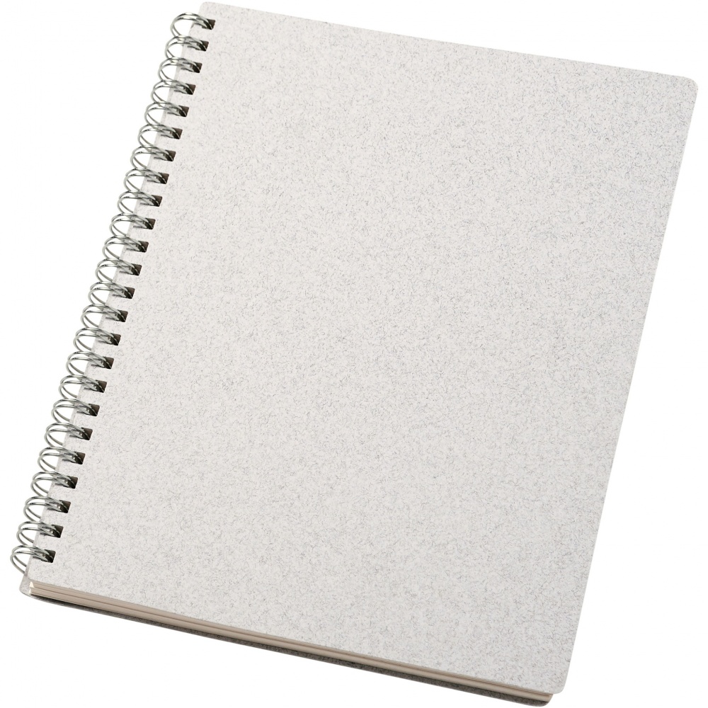 Logo trade advertising product photo of: Bianco A5 size wire-o notebook