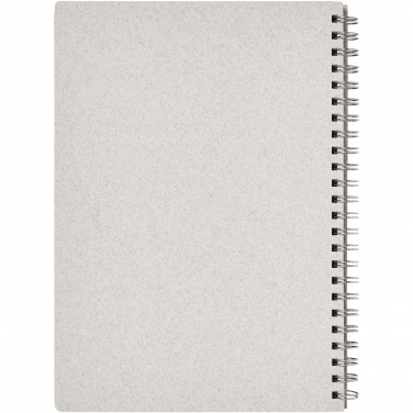 Logo trade business gifts image of: Bianco A5 size wire-o notebook