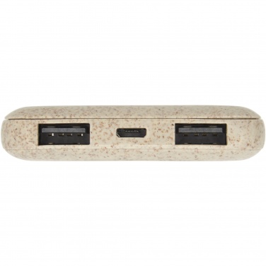 Logotrade corporate gift picture of: Asama 5000 mAh wheat straw power bank