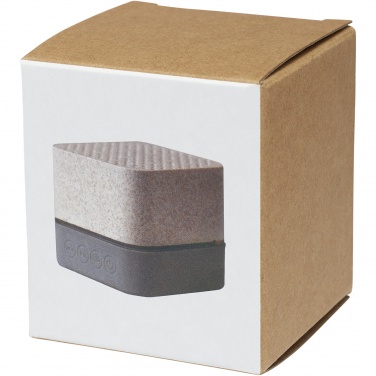Logo trade promotional merchandise image of: Aira wheat straw Bluetooth® speaker