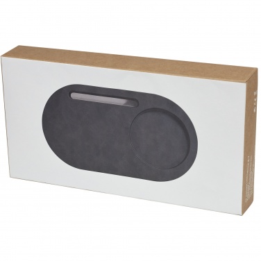 Logotrade promotional product picture of: Klip 5W wireless charging desk organizer