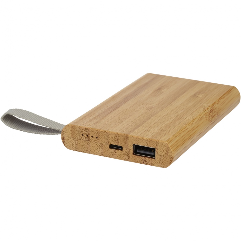 Logotrade business gifts photo of: Tulda 5000 mAh bamboo power bank