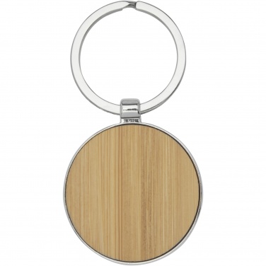 Logotrade promotional merchandise photo of: Nino bamboo round keychain