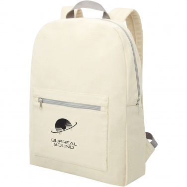 Logotrade promotional merchandise photo of: Pheebs 450 g/m² recycled cotton and polyester backpack 10L