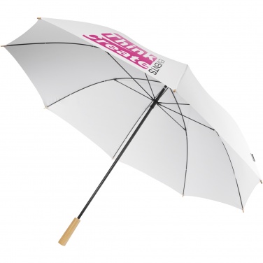 Logo trade corporate gifts image of: Romee 30'' windproof recycled PET golf umbrella