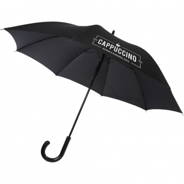 Logotrade promotional giveaway image of: Fontana 23" auto open umbrella with carbon look and crooked handle