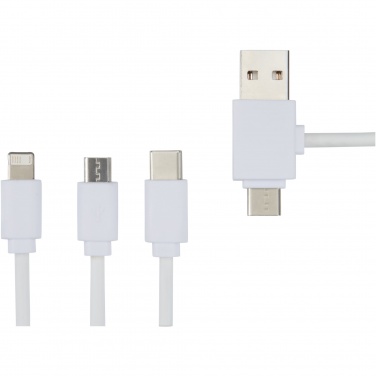 Logo trade corporate gifts picture of: Pure 5-in-1 charging cable with antibacterial additive