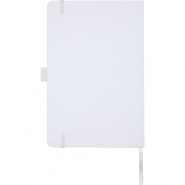 Logo trade promotional merchandise photo of: Honua A5 recycled paper notebook with recycled PET cover