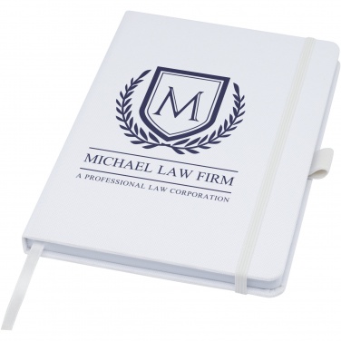 Logotrade promotional item picture of: Honua A5 recycled paper notebook with recycled PET cover