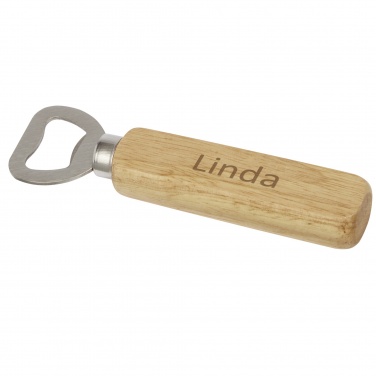 Logo trade business gift photo of: Brama wooden bottle opener