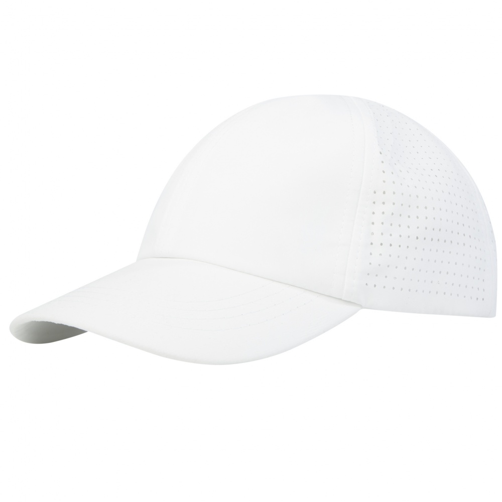 Logo trade promotional merchandise photo of: Mica 6 panel GRS recycled cool fit cap