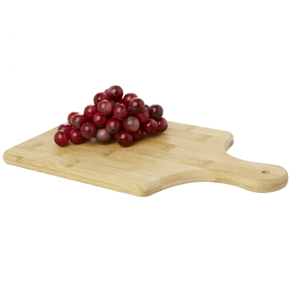 Logo trade promotional merchandise picture of: Quimet bamboo cutting board