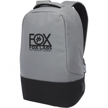 Logo trade corporate gift photo of: Cover GRS RPET anti-theft backpack 18L