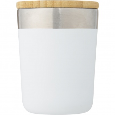 Logo trade promotional items picture of: Lagan 300 ml stainless steel tumbler with bamboo lid