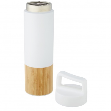 Logo trade promotional giveaways picture of: Torne 540 ml  stainless steel bottle with bamboo outer wall