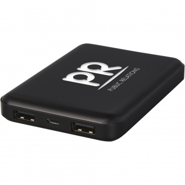 Logo trade corporate gifts picture of: Gleam 5000 mAh ultra slim light-up power bank