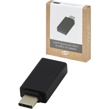 Logo trade advertising product photo of: ADAPT aluminum USB-C to USB-A 3.0 adapter