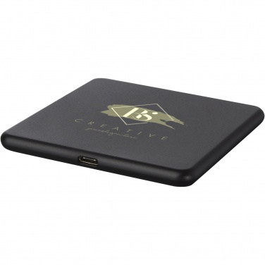 Logotrade promotional product image of: Loop 10W recycled plastic wireless charging pad
