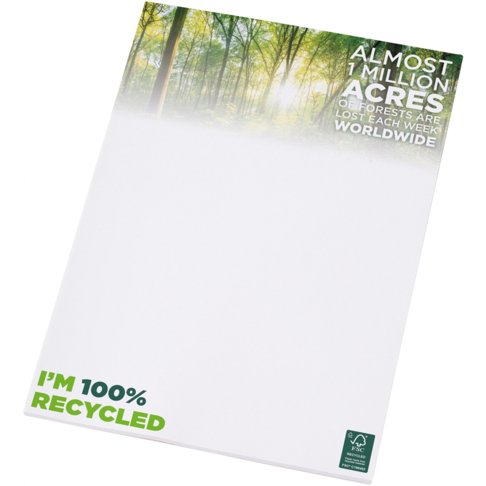 Logo trade advertising products image of: Desk-Mate® A4 recycled notepad