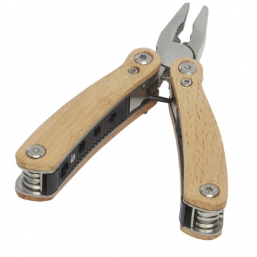 Logo trade corporate gift photo of: Anderson 12-function medium wooden multi-tool