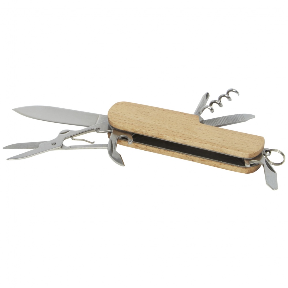 Logo trade corporate gifts image of: Richard 7-function wooden pocket knife