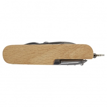 Logo trade promotional gift photo of: Richard 7-function wooden pocket knife