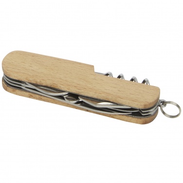 Logo trade promotional gifts image of: Richard 7-function wooden pocket knife