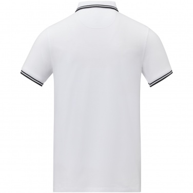 Logo trade promotional giveaways picture of: Amarago short sleeve men's tipping polo