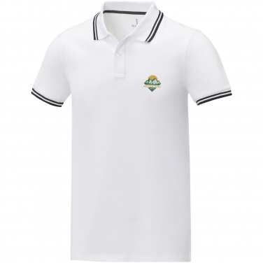 Logotrade corporate gift image of: Amarago short sleeve men's tipping polo